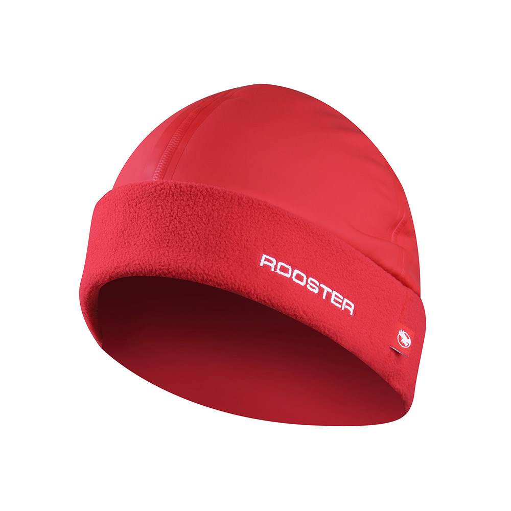 Rooster Supertherm® Beanie in Size L/XL in RED/BLACK 
