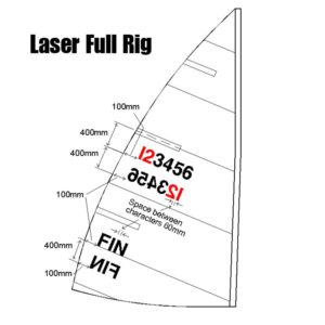 laser sailboat measurements