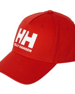 Helly Hansen Sailing Logo Ball Hat Cap - Red front